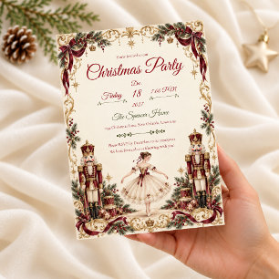 Invitation à la fête de Noël du ballet Casse-Noise
