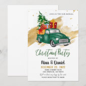 Invitation à la fête de Noël du Camion Rouge (Devant / Derrière)