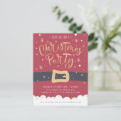 Invitation à la fête de Noël du Père Noël (Debout devant)