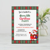 Invitation à la fête de Noël du Père Noël (Debout devant)