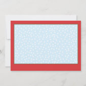 Invitation à la fête de Noël du Pôle Nord (Dos)