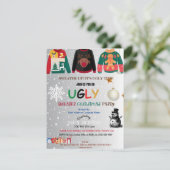 Invitation à la fête de Noël du pull moche (Debout devant)