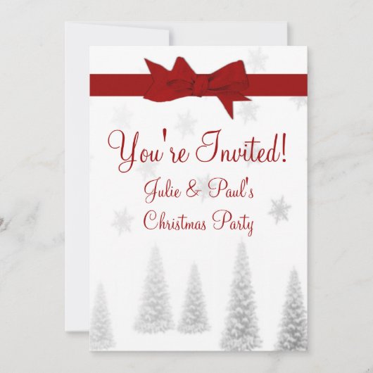 Invitation à la fête de Noël du Scrapbook (Devant)