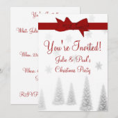 Invitation à la fête de Noël du Scrapbook (Devant / Derrière)