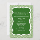 Invitation à la fête de Noël éléphant blanc (Dos)