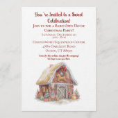 Invitation à la fête de Noël équestre (Devant)