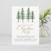 Invitation à la fête de Noël et de Winter Pines. (Debout devant)