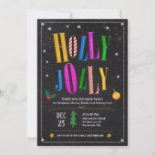 Invitation à la fête de Noël et d'hiver (Devant)