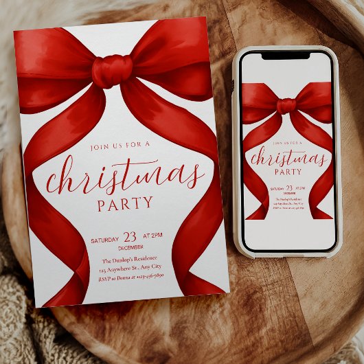 Invitation à la fête de Noël Friendsmas
