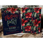 Invitation à la fête de Noël hiver