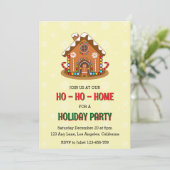Invitation à la fête de Noël Ho-Ho-Ho (Debout devant)