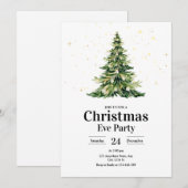 Invitation à la fête de Noël, Invitation à la fête (Devant / Derrière)