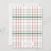 Invitation à la fête de Noël Jingle et Mingle (Dos)