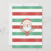 Invitation à la fête de Noël Jingle et Mingle (Dos)