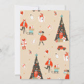 Invitation à la fête de Noël | Let's Get Toasty (Dos)