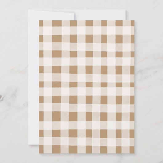 Invitation à la fête de Noël Making Spirits Bright (Dos)