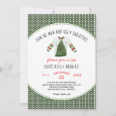 Invitation à la fête de Noël moche (Devant)