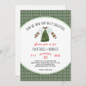 Invitation à la fête de Noël moche (Devant / Derrière)