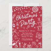 Invitation à la fête de Noël, Noël (Devant)