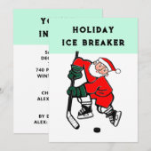 Invitation à la fête de Noël ouverte (Devant / Derrière)
