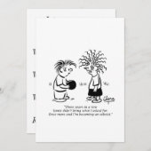 Invitation à la fête de Noël - Père Noël et enfant (Devant / Derrière)