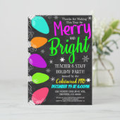 Invitation à la fête de Noël, personnel de vacance (Debout devant)