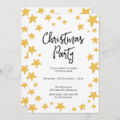 Invitation à la fête de Noël| Pingouin mou (Devant / Derrière)