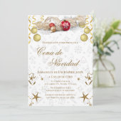 Invitation à la fête de Noël Posada Navideña (Debout devant)
