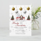 Invitation à la fête de Noël Posada Navideña (Debout devant)