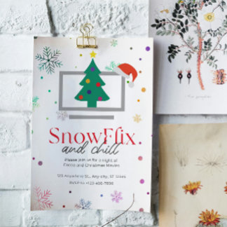 Invitation à la fête de Noël pour enfants