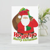 Invitation à la fête de Noël pour enfants Père Noë (Debout devant)