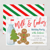 Invitation à la fête de Noël pour le lait et les b (Devant / Derrière)