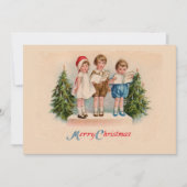 Invitation à la fête de Noël pour les enfants en c (Devant)