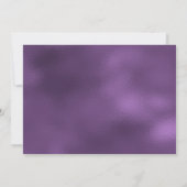 Invitation à la fête de Noël Purple Bow (Dos)