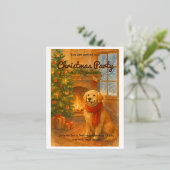 Invitation à la fête de Noël · Scène de chien conf (Debout devant)