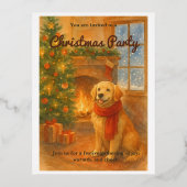 Invitation à la fête de Noël · Scène de chien conf (Recto)