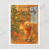 Invitation à la fête de Noël · Scène de chien conf (Devant)