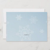 Invitation à la fête de Noël sous la douche (Dos)