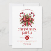 Invitation à la fête de Noël Sucre de canne (Devant)