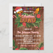 Invitation à la fête de Noël tropical Luau (Devant)