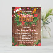 Invitation à la fête de Noël tropical Luau (Debout devant)