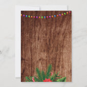 Invitation à la fête de Noël tropical Luau (Dos)