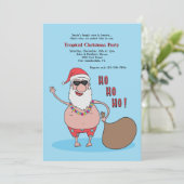 Invitation à la fête de Noël tropicale (Debout devant)