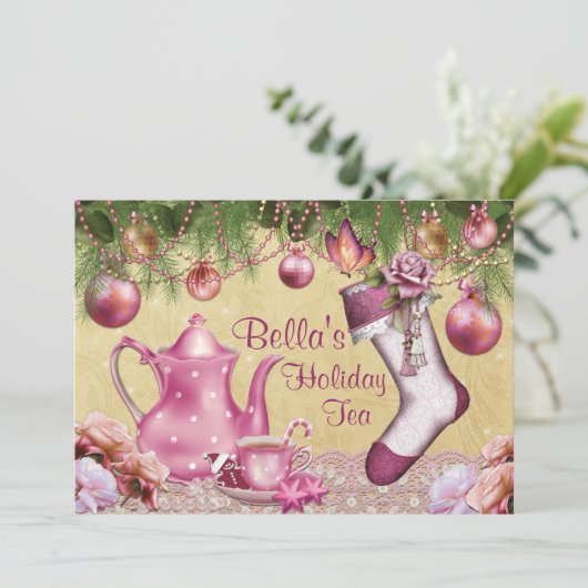 Invitation à la fête de Noël victorienne (Debout devant)