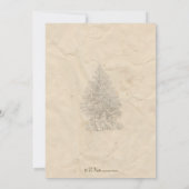 Invitation à la fête de Noël victorienne (Dos)