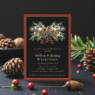 Invitation à la fête de Noël Winter Berry