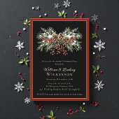 Invitation à la fête de Noël Winter Berry