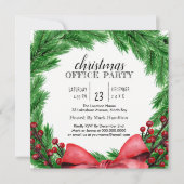 Invitation à la Fête de Noël Wreath (Devant)