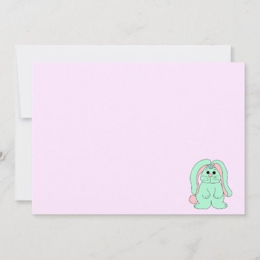 Invitation à la fête de Pâques (Dos)