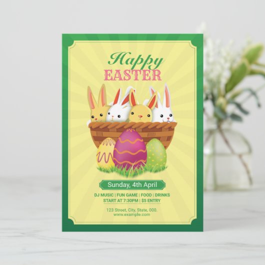 Invitation à la fête de Pâques (Debout devant)